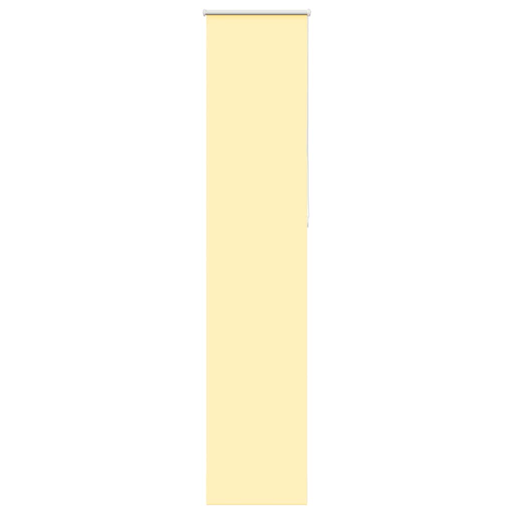 vidaXL Verdunkelungsrollo Gelb 60x210 cm Stoffbreite 55,7 cm Polyester