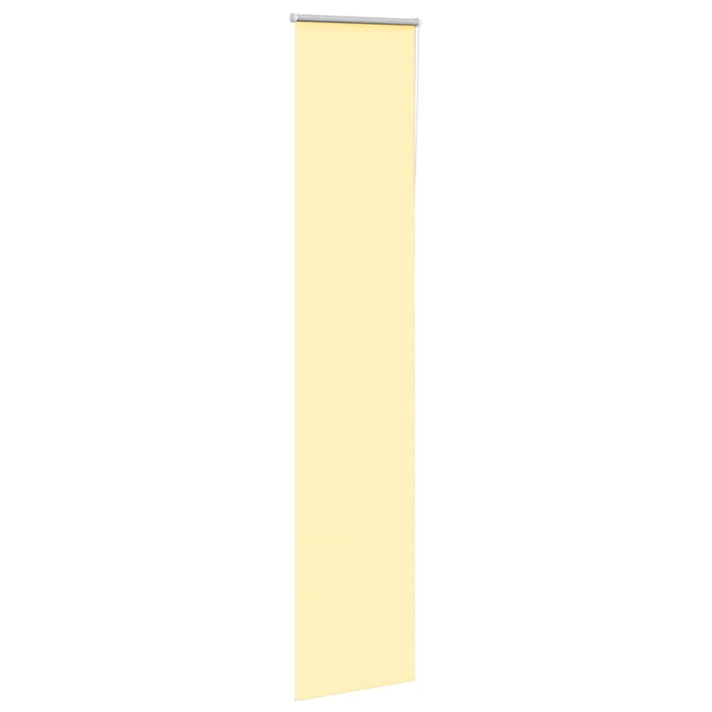 vidaXL Verdunkelungsrollo Gelb 60x210 cm Stoffbreite 55,7 cm Polyester