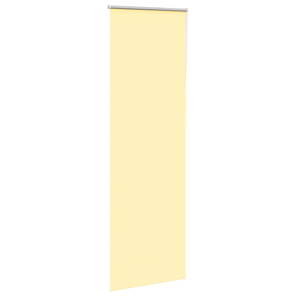 vidaXL Verdunkelungsrollo Gelb 75x210 cm Stoffbreite 70,7 cm Polyester