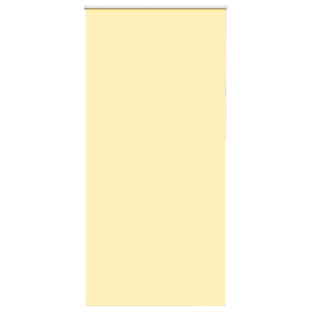 vidaXL Verdunkelungsrollo Gelb 90x210 cm Stoffbreite 85,7 cm Polyester