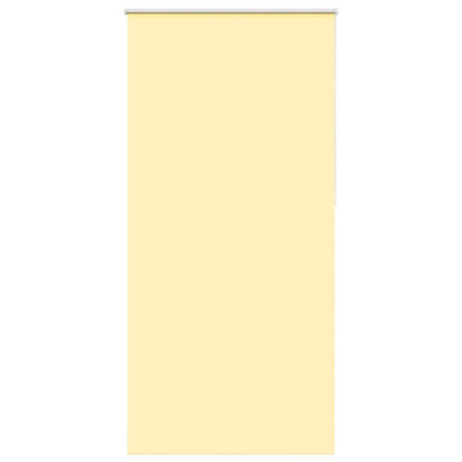 vidaXL Verdunkelungsrollo Gelb 95x210 cm Stoffbreite 90,7 cm Polyester