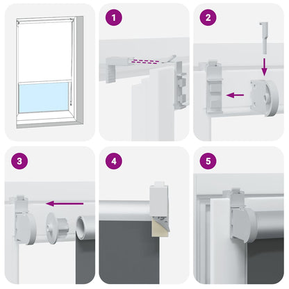 Verdunkelungsrollo Gelb 125x210cm Stoffbreite 121,6cm Polyester