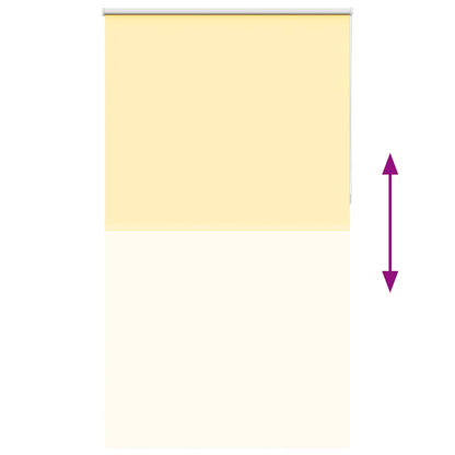 Verdunkelungsrollo Gelb 125x210cm Stoffbreite 121,6cm Polyester