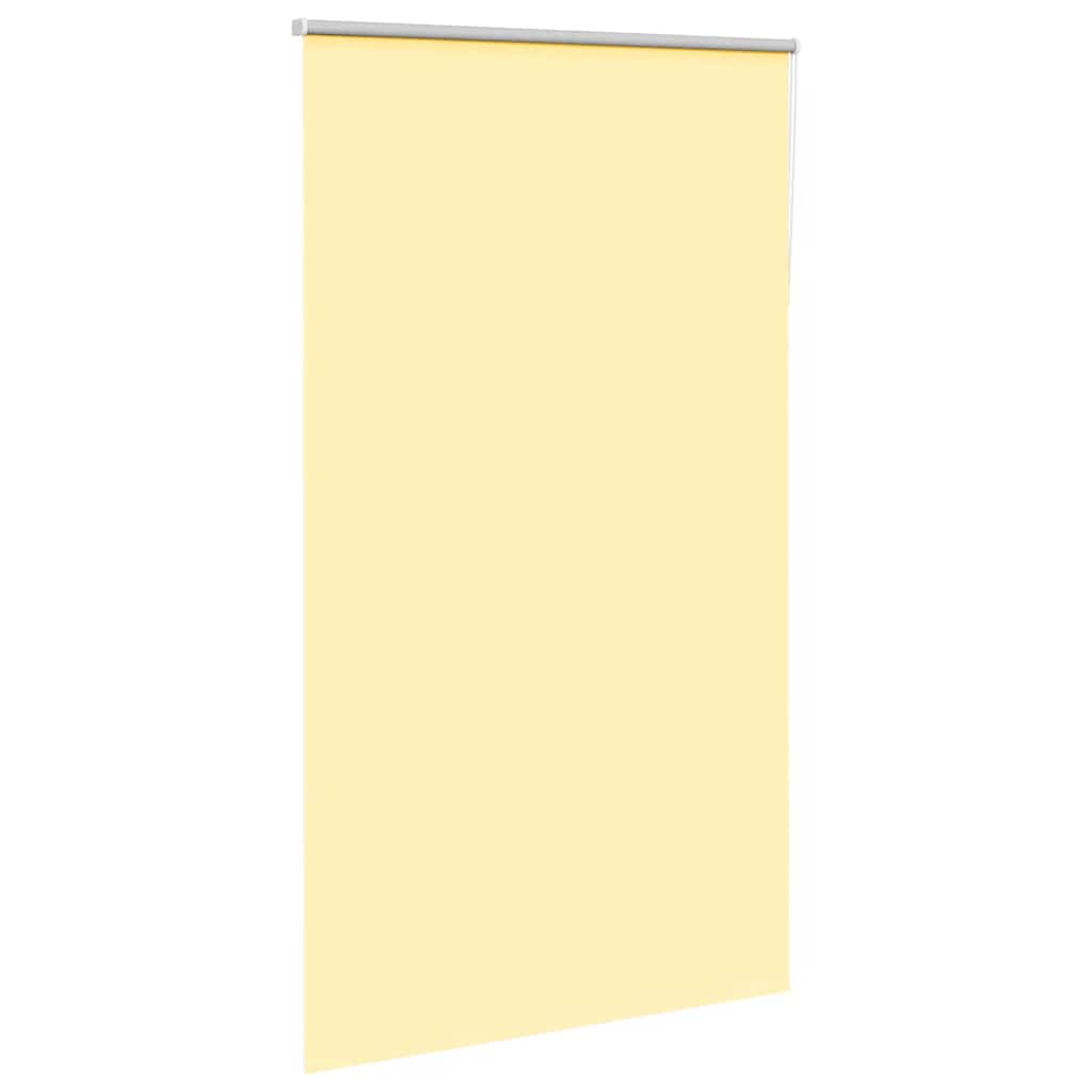 vidaXL Verdunkelungsrollo Gelb 135x210cm Stoffbreite 131,6cm Polyester