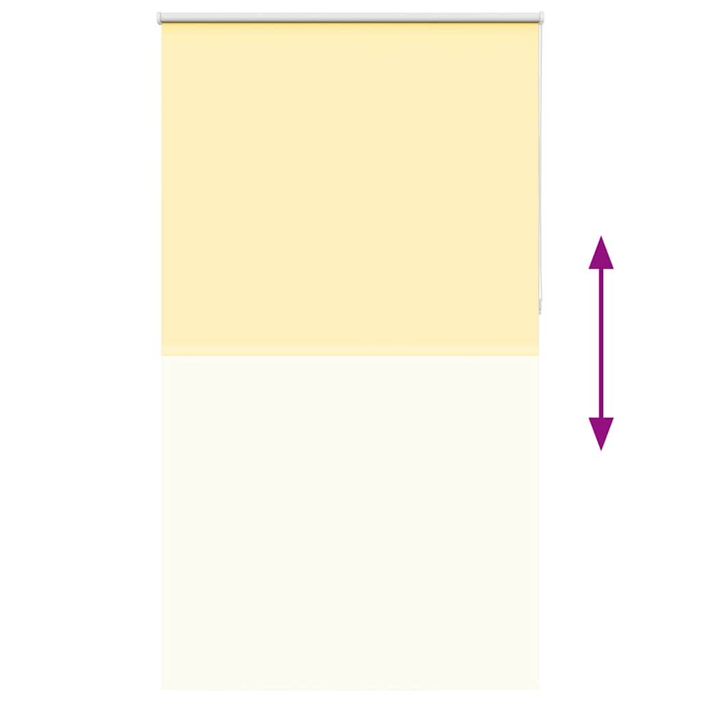 vidaXL Verdunkelungsrollo Gelb 135x210cm Stoffbreite 131,6cm Polyester