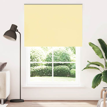 vidaXL Verdunkelungsrollo Gelb 145x210cm Stoffbreite 141,6cm Polyester