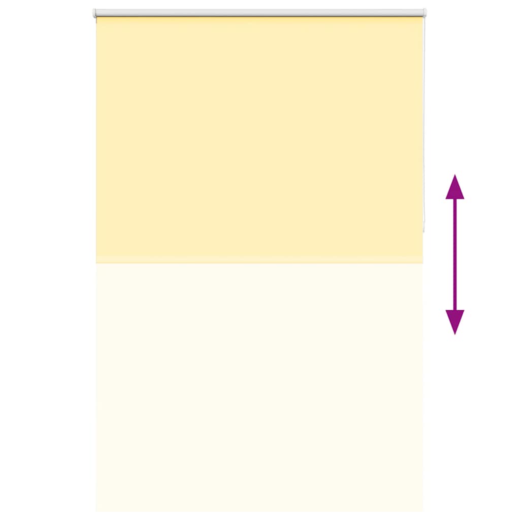vidaXL Verdunkelungsrollo Gelb 150x210cm Stoffbreite 146,6cm Polyester