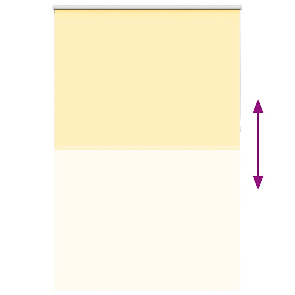vidaXL Verdunkelungsrollo Gelb 155x210cm Stoffbreite 151,6cm Polyester
