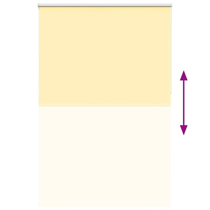 vidaXL Verdunkelungsrollo Gelb 155x210cm Stoffbreite 151,6cm Polyester