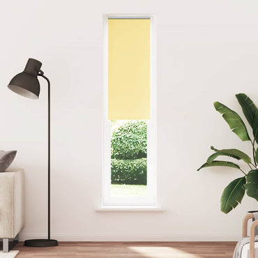 vidaXL Verdunkelungsrollo Gelb 40x230 cm Stoffbreite 35,7 cm Polyester