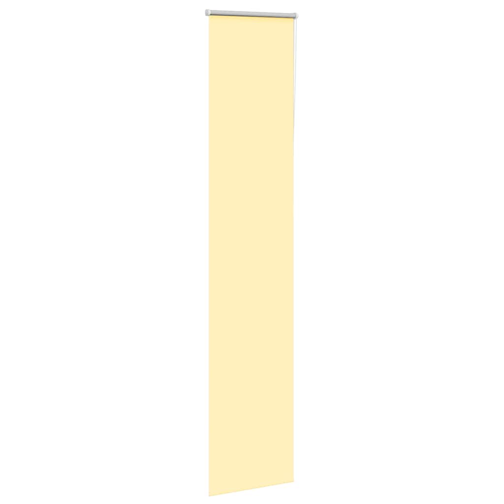 vidaXL Verdunkelungsrollo Gelb 40x230 cm Stoffbreite 35,7 cm Polyester