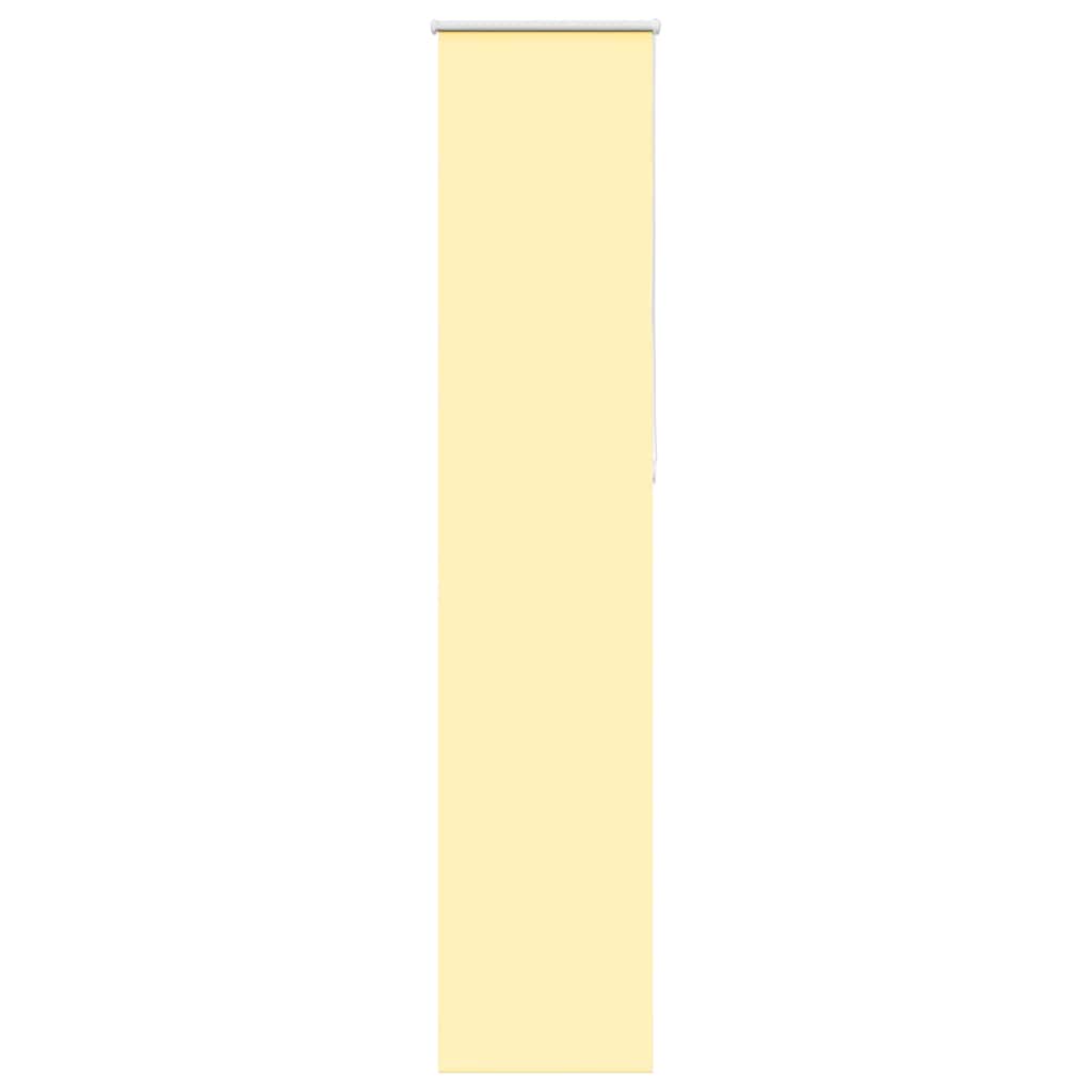 vidaXL Verdunkelungsrollo Gelb 60x230 cm Stoffbreite 55,7 cm Polyester