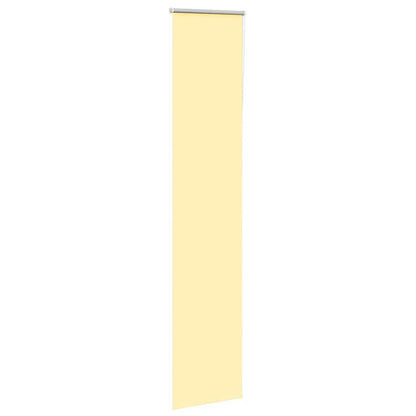 vidaXL Verdunkelungsrollo Gelb 60x230 cm Stoffbreite 55,7 cm Polyester