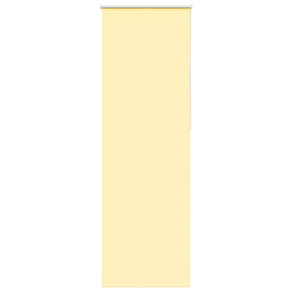 vidaXL Verdunkelungsrollo Gelb 80x230 cm Stoffbreite 75,7 cm Polyester