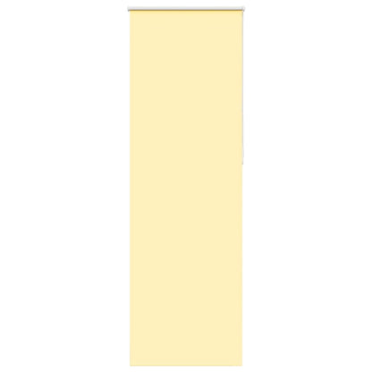 vidaXL Verdunkelungsrollo Gelb 85x230 cm Stoffbreite 80,7 cm Polyester