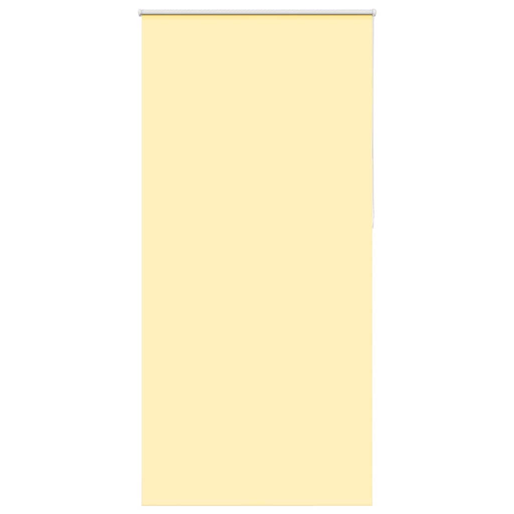 vidaXL Verdunkelungsrollo Gelb 90x230 cm Stoffbreite 85,7 cm Polyester