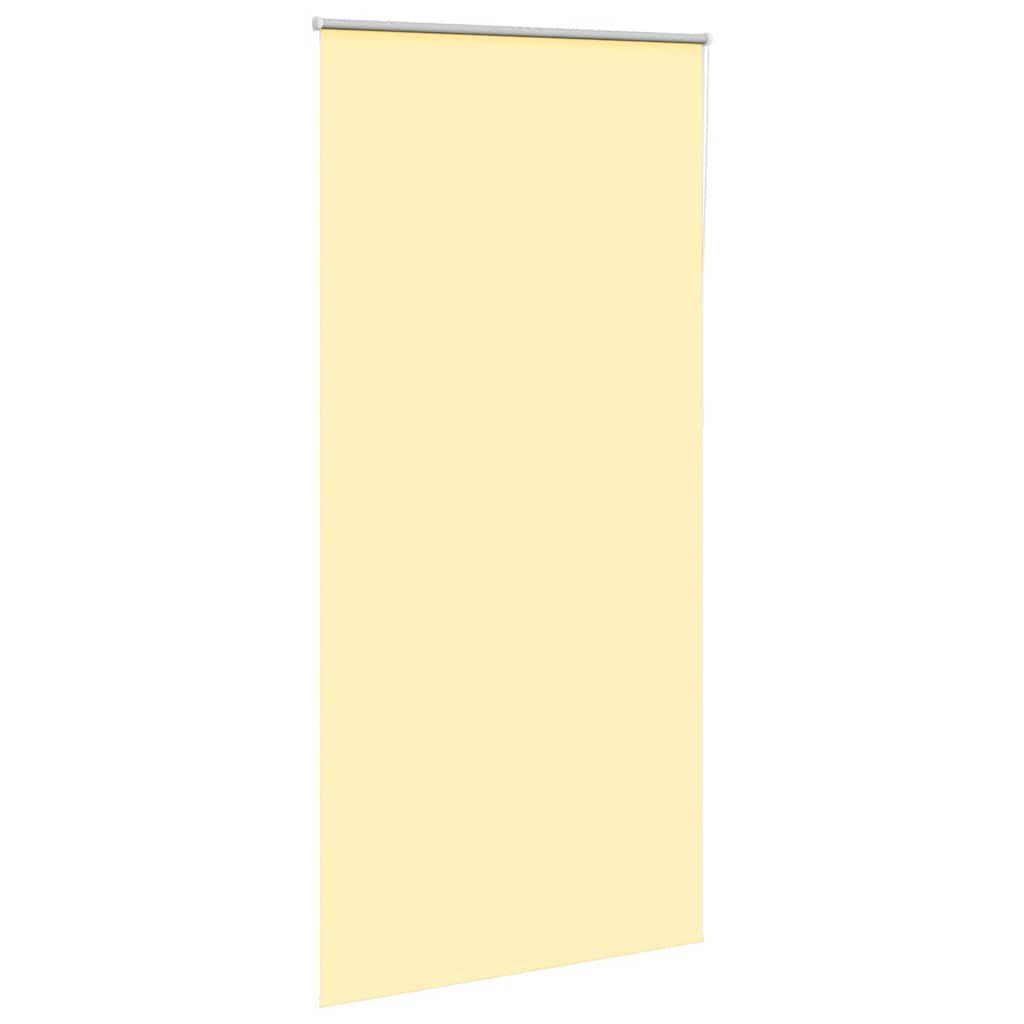 vidaXL Verdunkelungsrollo Gelb 90x230 cm Stoffbreite 85,7 cm Polyester