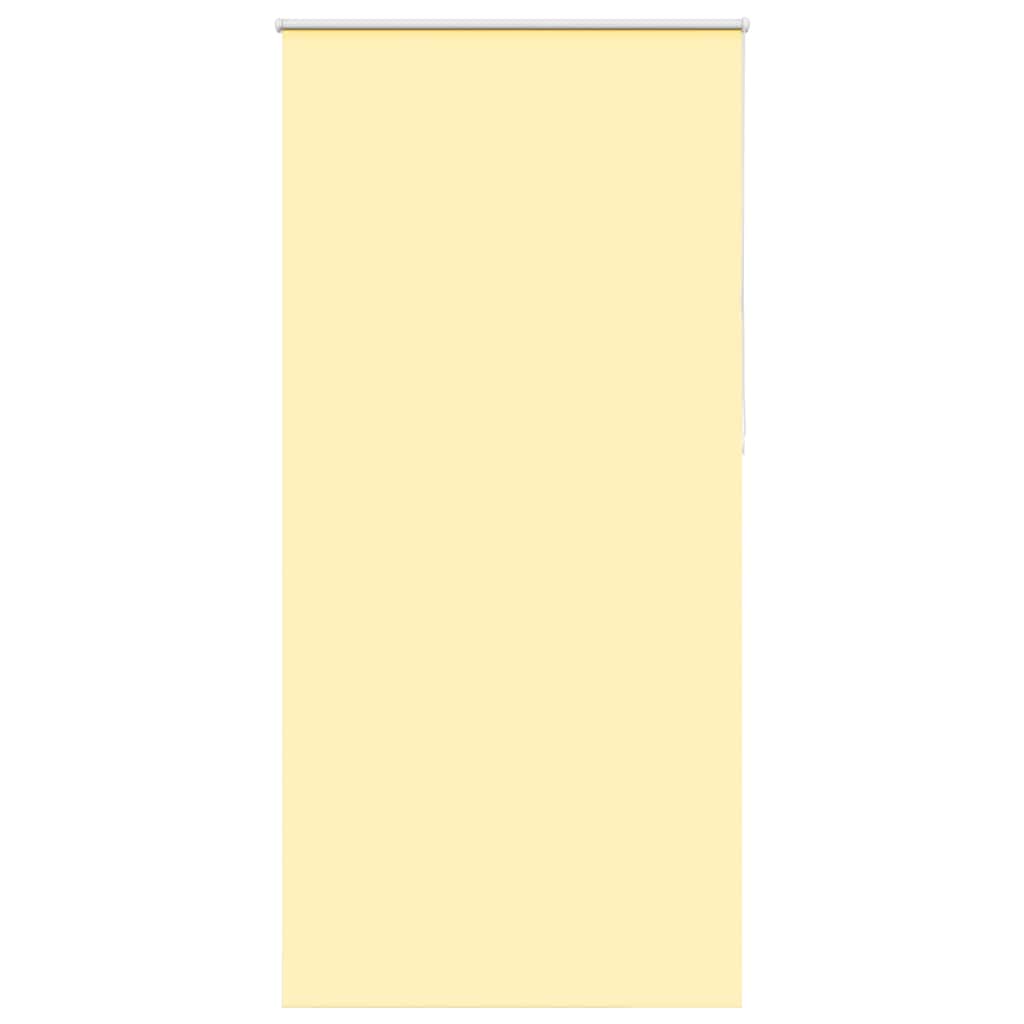vidaXL Verdunkelungsrollo Gelb 95x230 cm Stoffbreite 90,7 cm Polyester
