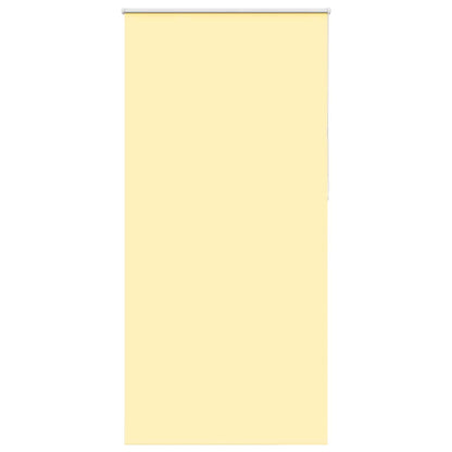 vidaXL Verdunkelungsrollo Gelb 95x230 cm Stoffbreite 90,7 cm Polyester