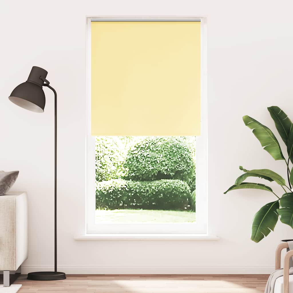 vidaXL Verdunkelungsrollo Gelb 110x230cm Stoffbreite 105,7cm Polyester