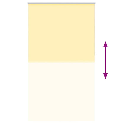 vidaXL Verdunkelungsrollo Gelb 135x230cm Stoffbreite 131,6cm Polyester