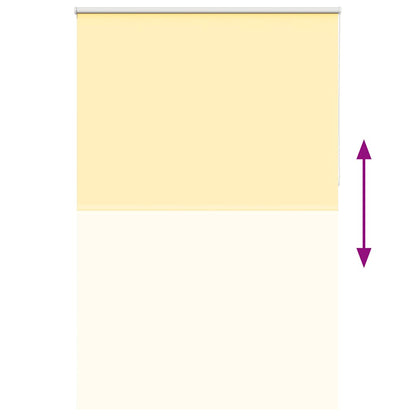 vidaXL Verdunkelungsrollo Gelb 160x230cm Stoffbreite 156,6cm Polyester