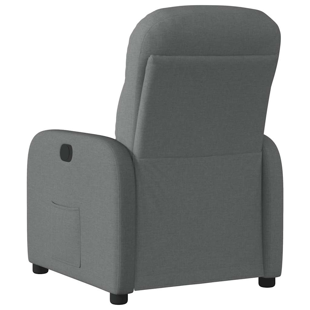 vidaXL Relaxsessel Dunkelgrau Stoff