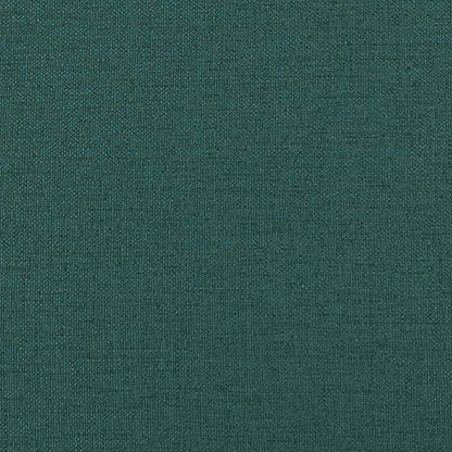 vidaXL Fauteuil de massage tissu vert foncé