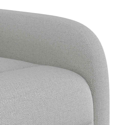 vidaXL Fauteuil de massage gris nuage en tissu