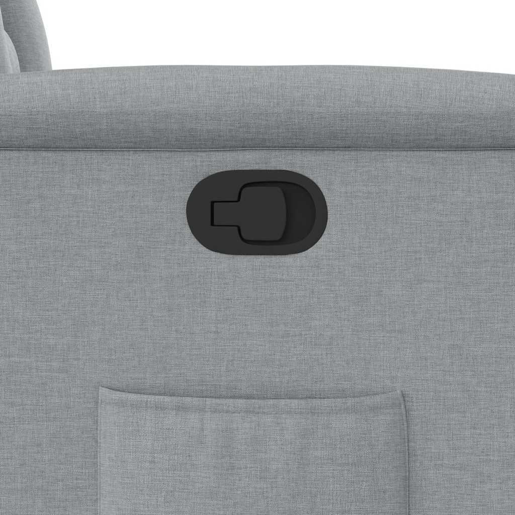 Relaxsessel Hellgrau Stoff