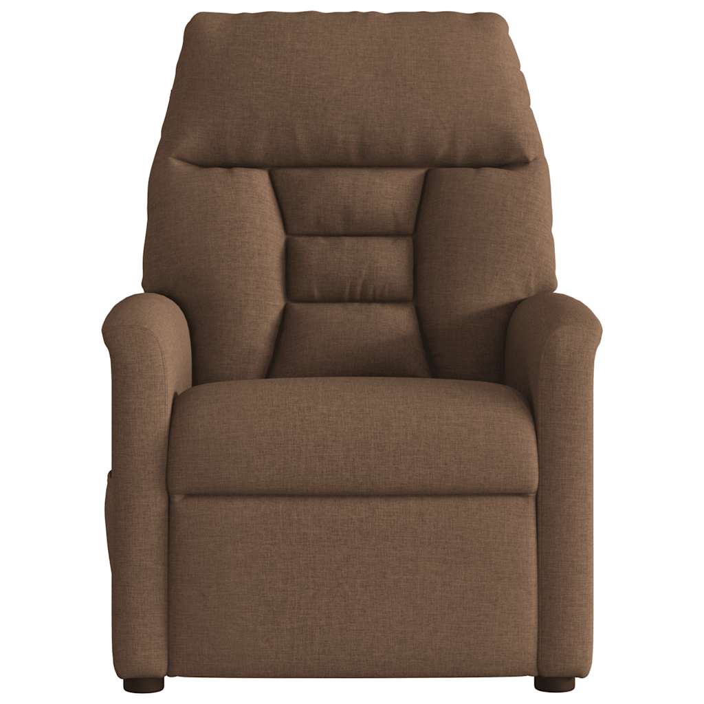 vidaXL Relaxsessel Braun Stoff