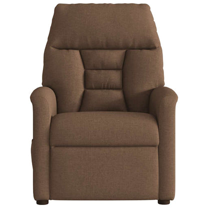 vidaXL Relaxsessel Braun Stoff