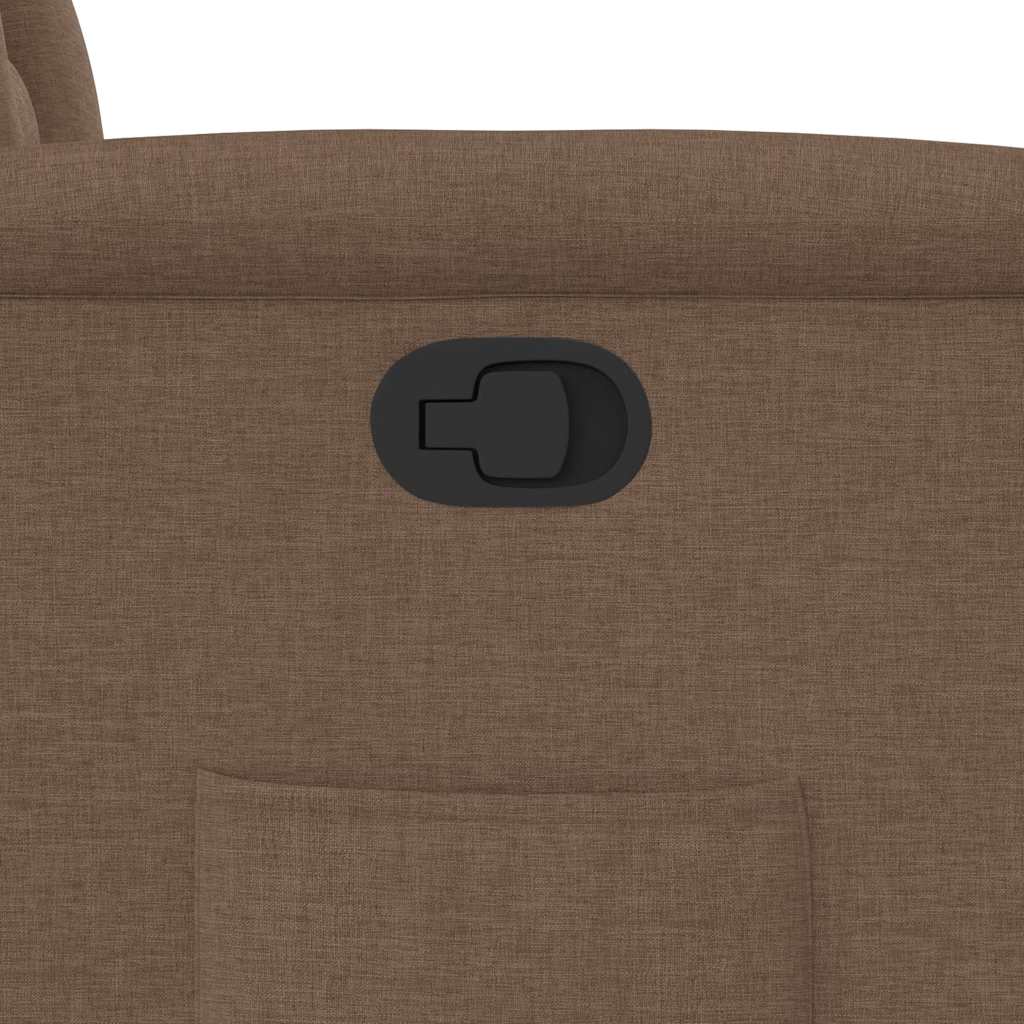 vidaXL Relaxsessel Braun Stoff