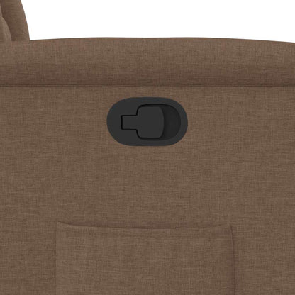 vidaXL Relaxsessel Braun Stoff