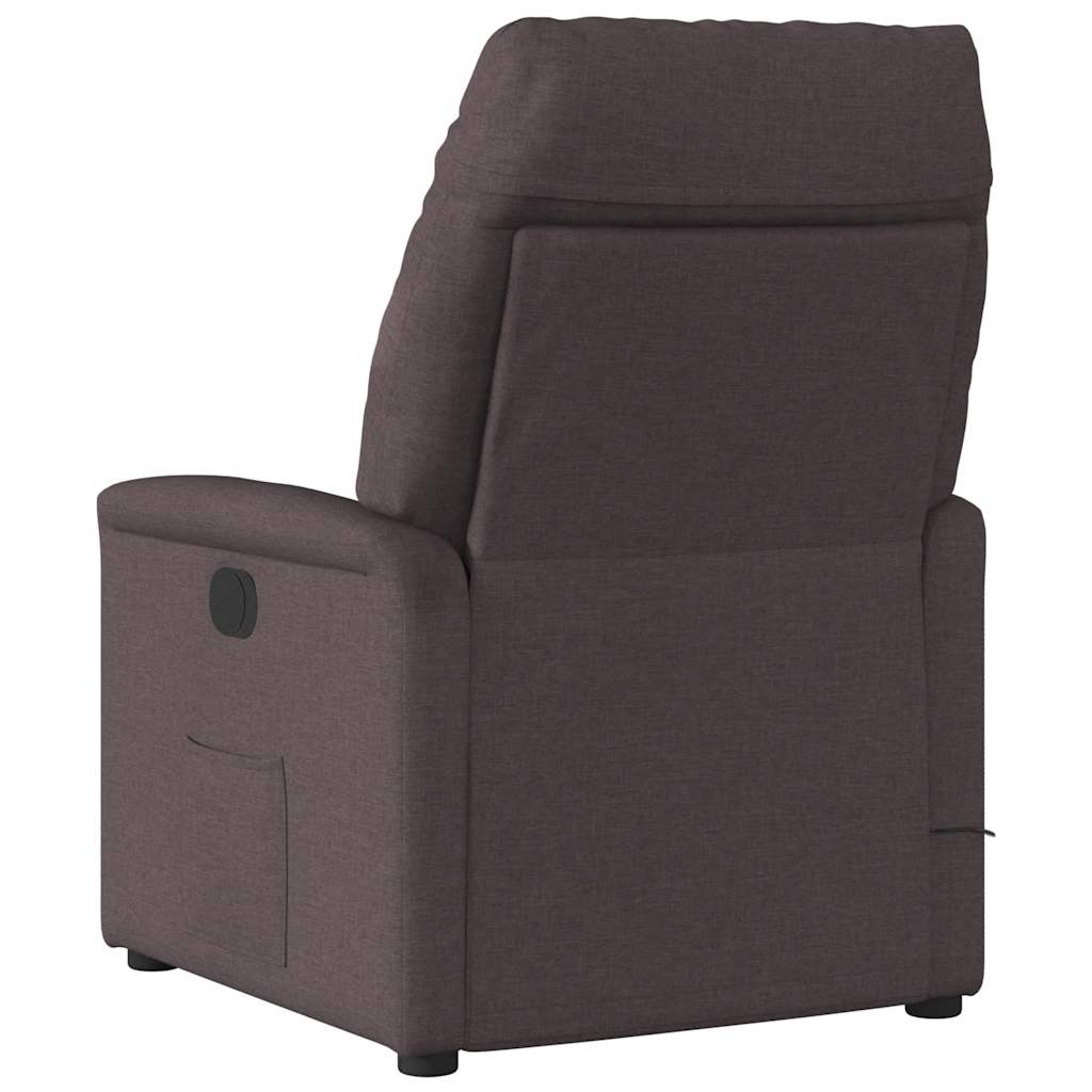 vidaXL Relaxsessel Dunkelbraun Stoff