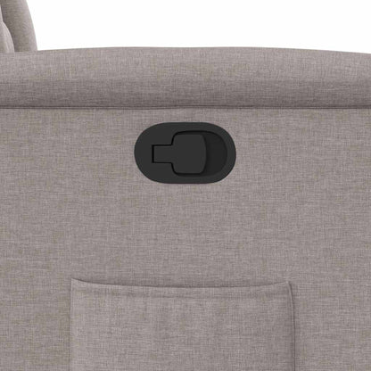 Relaxsessel Taupe Stoff