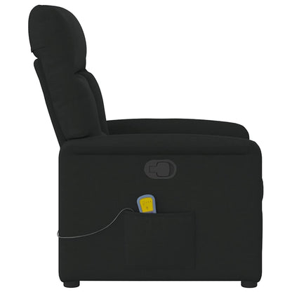 vidaXL Massagesessel Schwarz Stoff