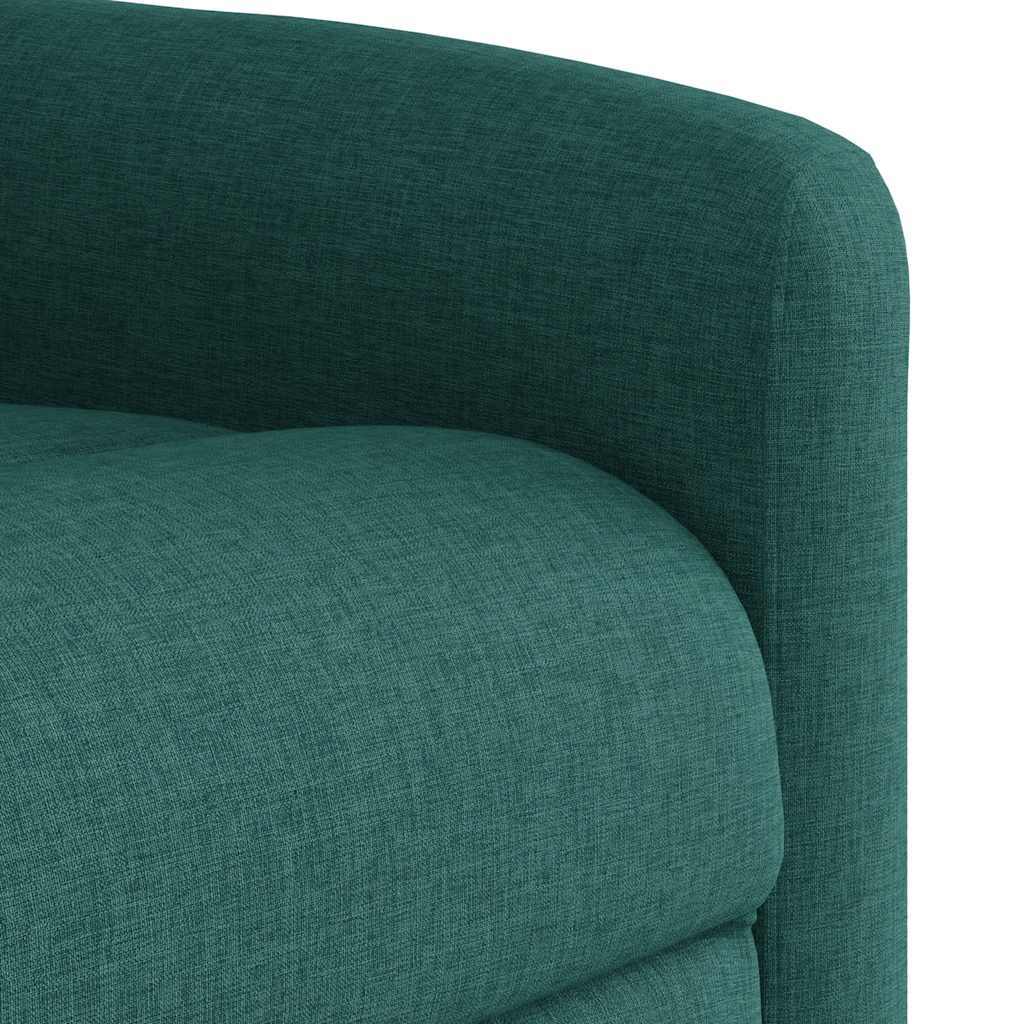 vidaXL Massagesessel Dunkelgrün Stoff
