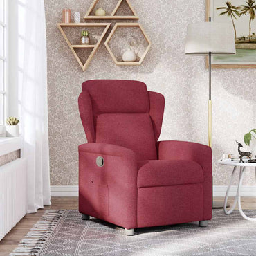 vidaXL Fauteuil relax Rouge bordeaux Tissu