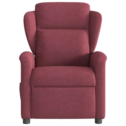 vidaXL Fauteuil relax Rouge bordeaux Tissu