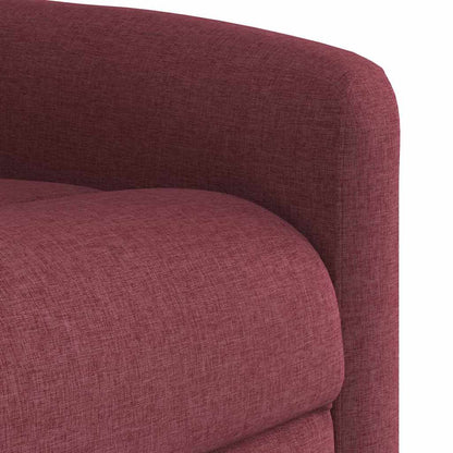 vidaXL Fauteuil relax Rouge bordeaux Tissu