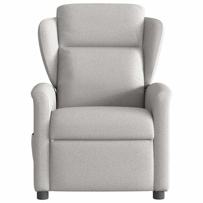 vidaXL Massagesessel Wolkengrau Stoff