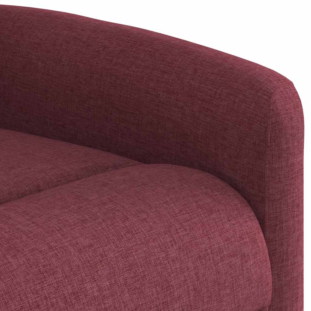 vidaXL Fauteuil relax Rouge bordeaux Tissu
