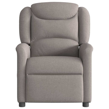 vidaXL Relaxsessel Taupe Stoff