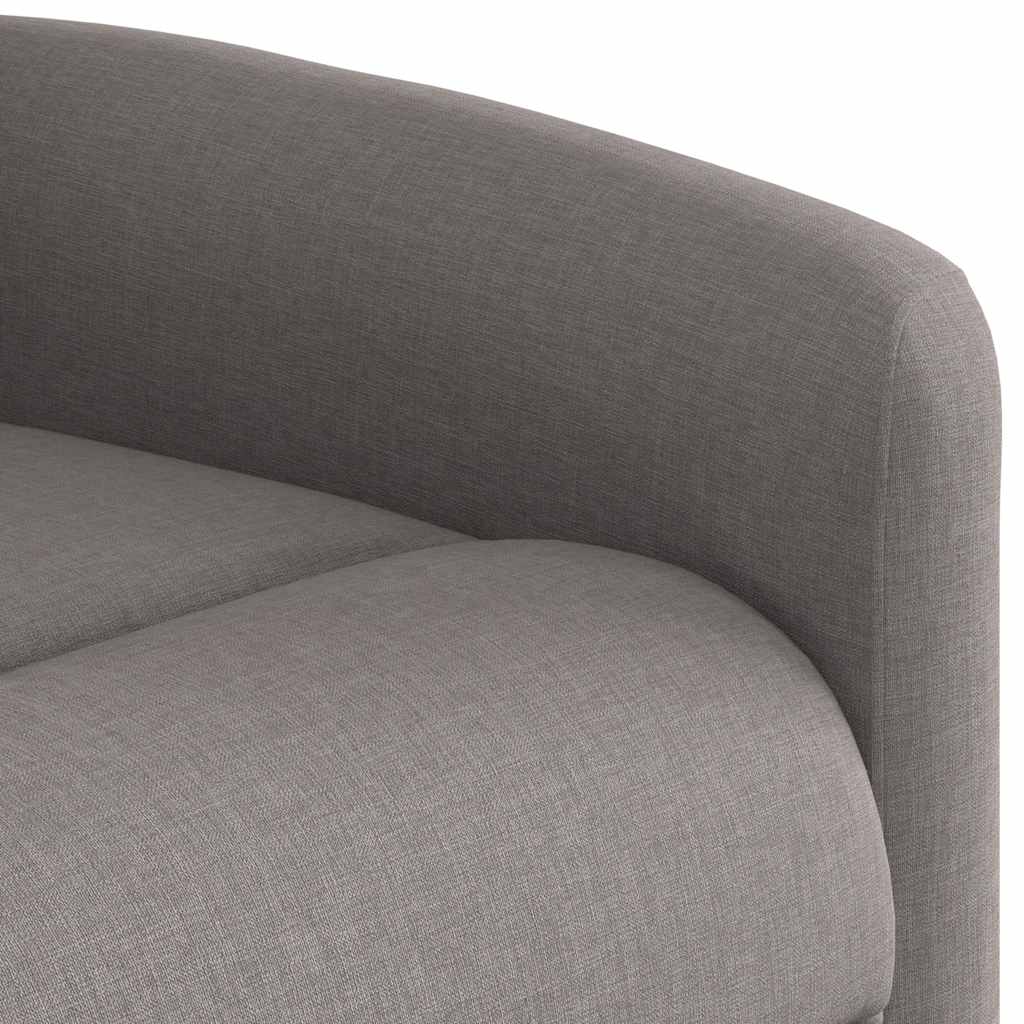 vidaXL Relaxsessel Taupe Stoff