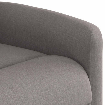 vidaXL Relaxsessel Taupe Stoff