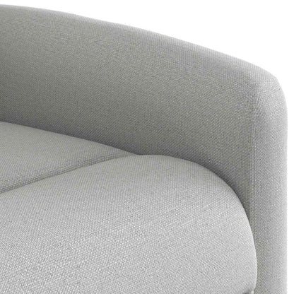 vidaXL Massagesessel Wolkengrau Stoff