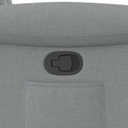 Relaxsessel Hellgrau Stoff