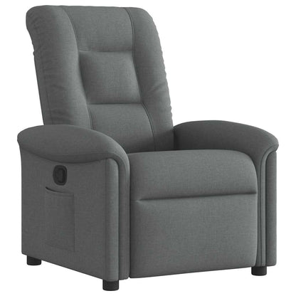 vidaXL Fauteuil de relaxation gris foncé en tissu