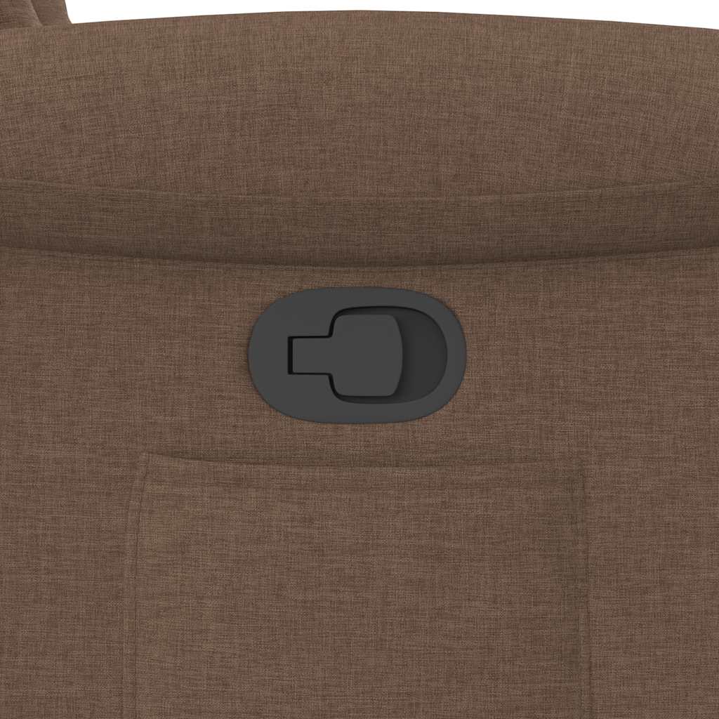 Relaxsessel Braun Stoff